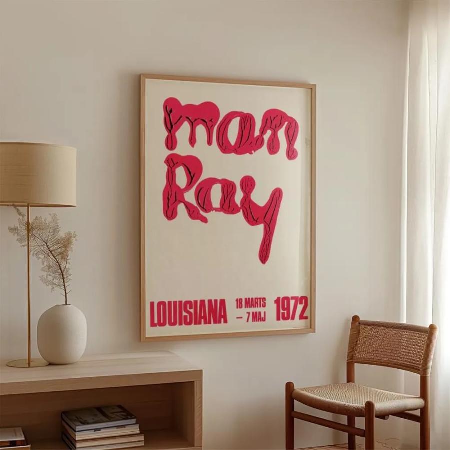 LOUISIANA | MAN RAY - UNTITLED (1972) | A1 アートポスター 北欧 デンマーク ルイジアナ美術館 |  | 01