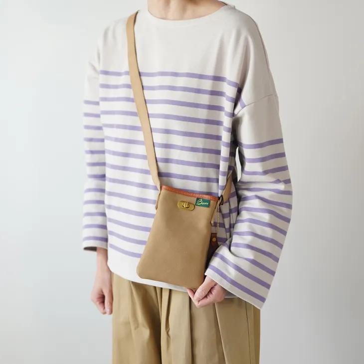 BRADY | LOWCA MINI (black/khaki) ブレディ ショルダーバッグ