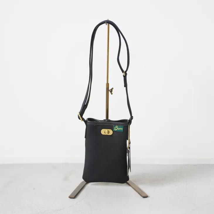 BRADY | LOWCA MINI (black/khaki) ブレディ ショルダーバッグ