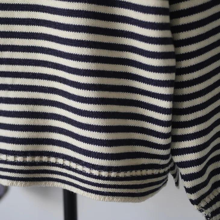 Le Tricoteur（ルトリコチュール） | OFF SHOULDER CROPPED GUERNSEY