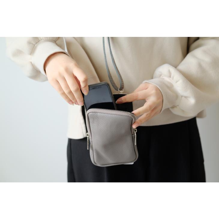 MARLON FIRENZE (マーロンフィレンツェ) | Shoulder Mini Pouch (gray) | ショルダー 鞄 ポーチ_3