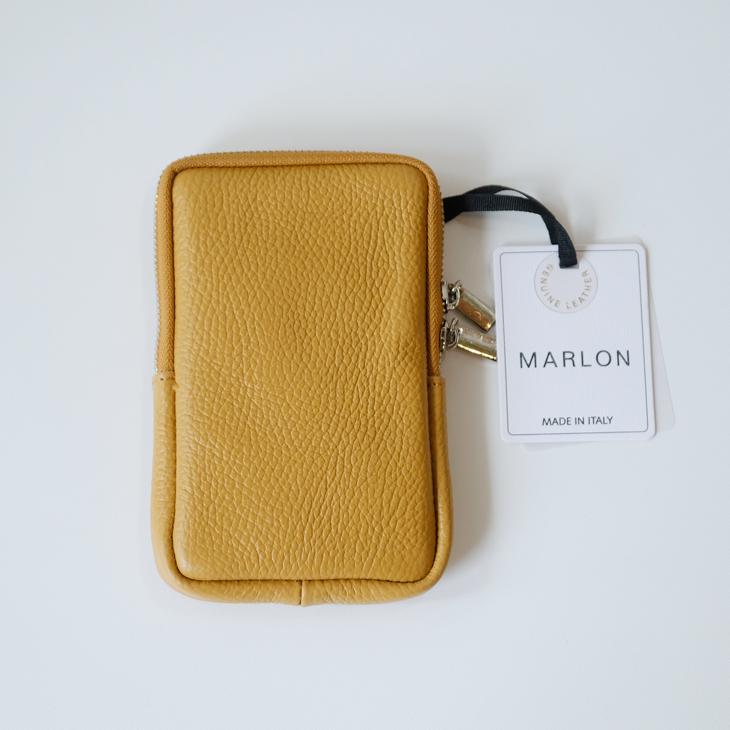 MARLON FIRENZE (マーロンフィレンツェ) | Shoulder Mini Pouch (camel) | ショルダー 鞄 ポーチ_2