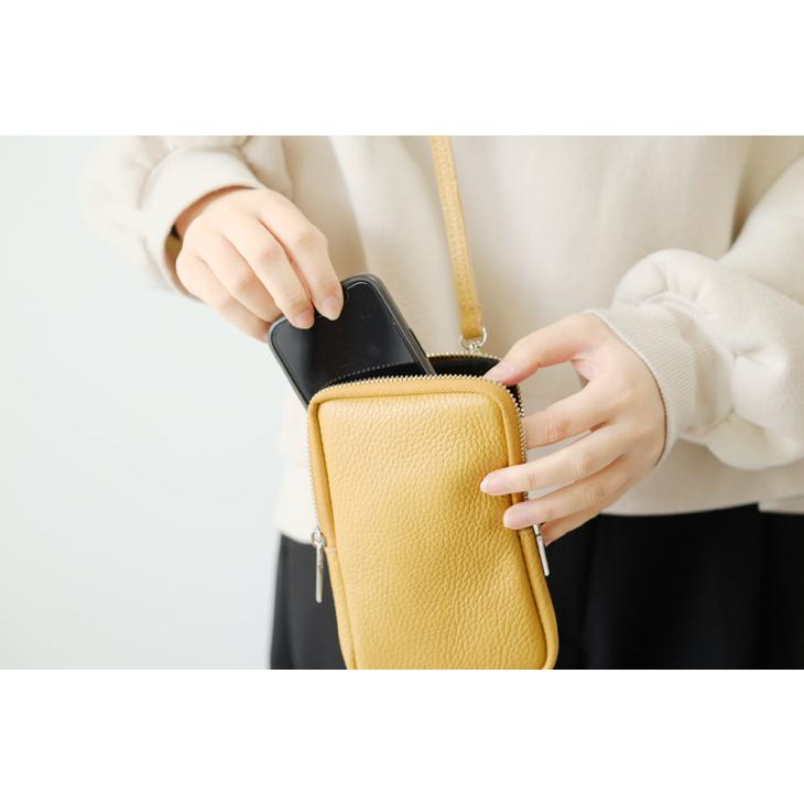 MARLON FIRENZE (マーロンフィレンツェ) | Shoulder Mini Pouch (camel) | ショルダー 鞄 ポーチ_3