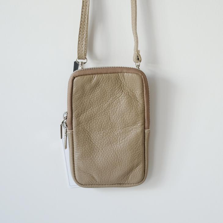 MARLON FIRENZE (マーロンフィレンツェ) | Shoulder Mini Pouch (beige) | ショルダー 鞄 ポーチ_1