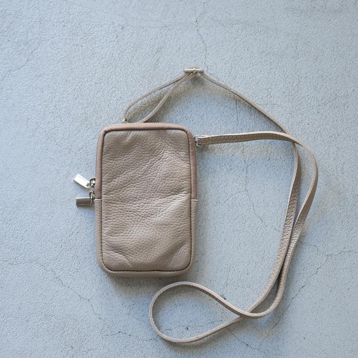 MARLON FIRENZE (マーロンフィレンツェ) | Shoulder Mini Pouch (beige) | ショルダー 鞄 ポーチ_2