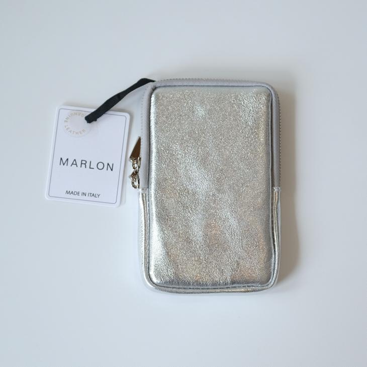MARLON FIRENZE (マーロンフィレンツェ) | Shoulder Mini Pouch (silver) | ショルダー 鞄 ポーチ_2