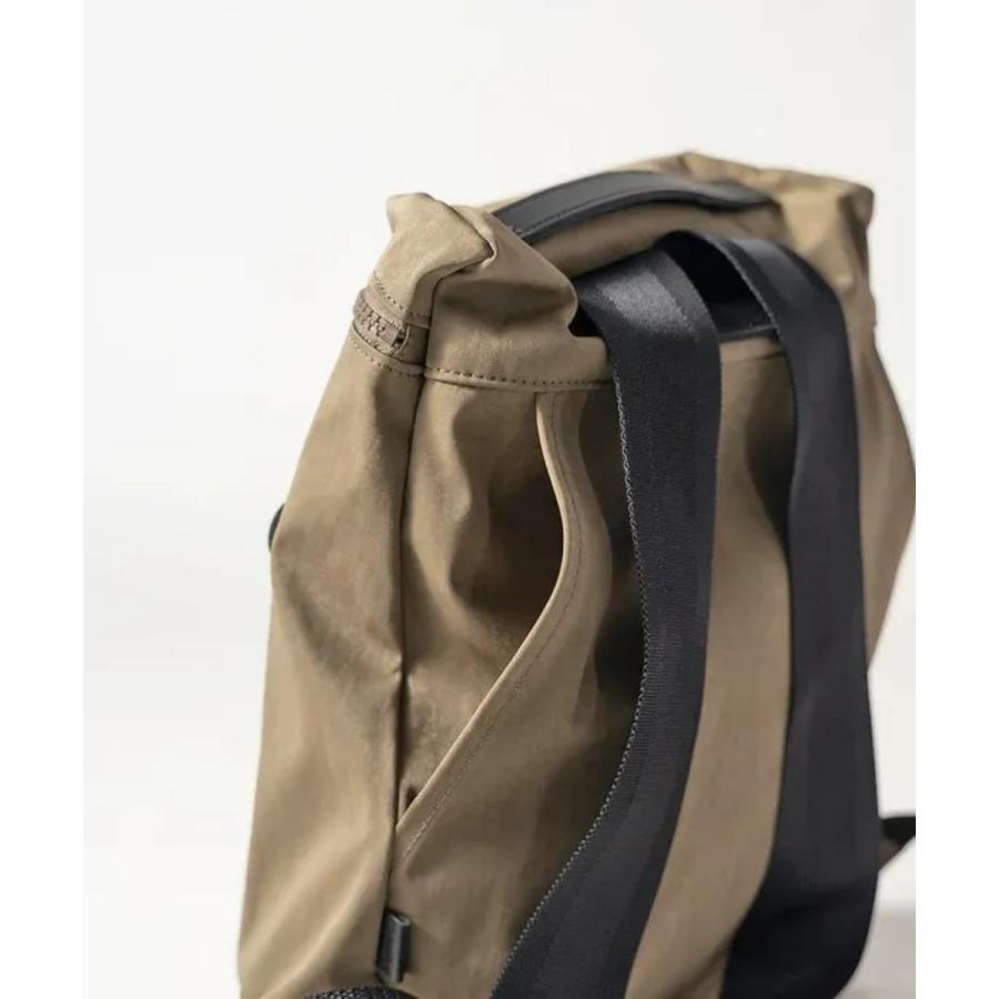 REN | フラットリュック/ HD NYLON (khaki) | バッグ レン シンプル おしゃれ カジュアルの画像