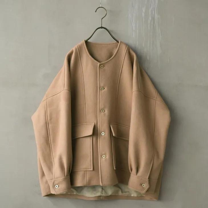 【美品】MANON メルトンカーディガンジャケット キャメル MANON（マノン） | MELTONCARDIGAN JKT (camel) one size | メルトン