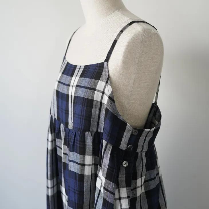 O'NEIL of DUBLIN | TARTAN CAMISOLE DRESS (leckavrea) size 8 | オニールオブダブリン キャミソールワンピース タータンチェック レディース ロングワンピースの画像