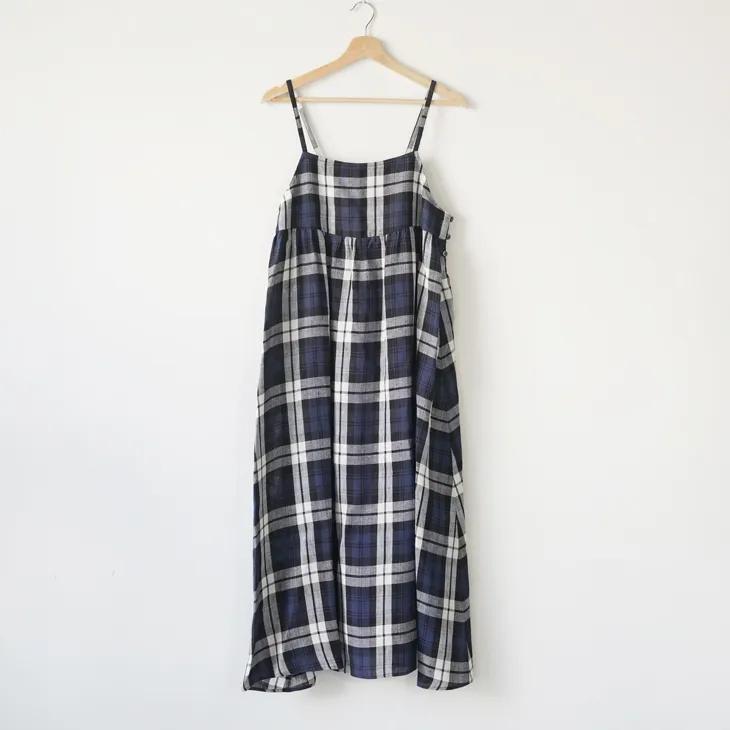 O'NEIL of DUBLIN | TARTAN CAMISOLE DRESS (leckavrea) size 8 | オニールオブダブリン キャミソールワンピース タータンチェック レディース ロングワンピースの画像