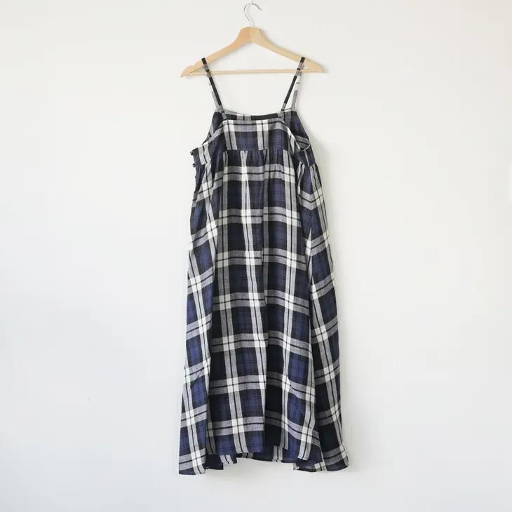 O'NEIL of DUBLIN | TARTAN CAMISOLE DRESS (leckavrea) size 8 | オニールオブダブリン キャミソールワンピース タータンチェック レディース ロングワンピースの画像