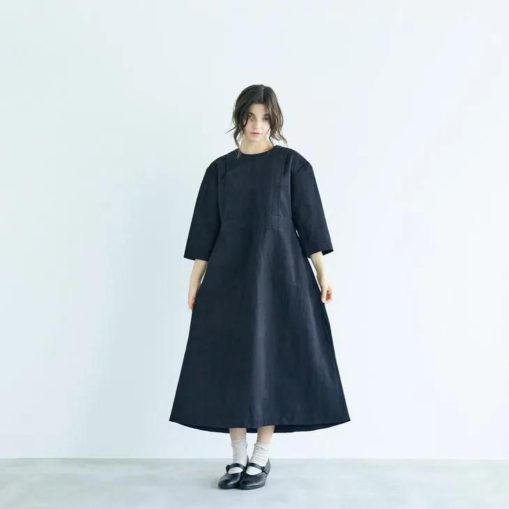 MAGALI（マガリ） | ハイカウントコットンリネン・グレースドレス 