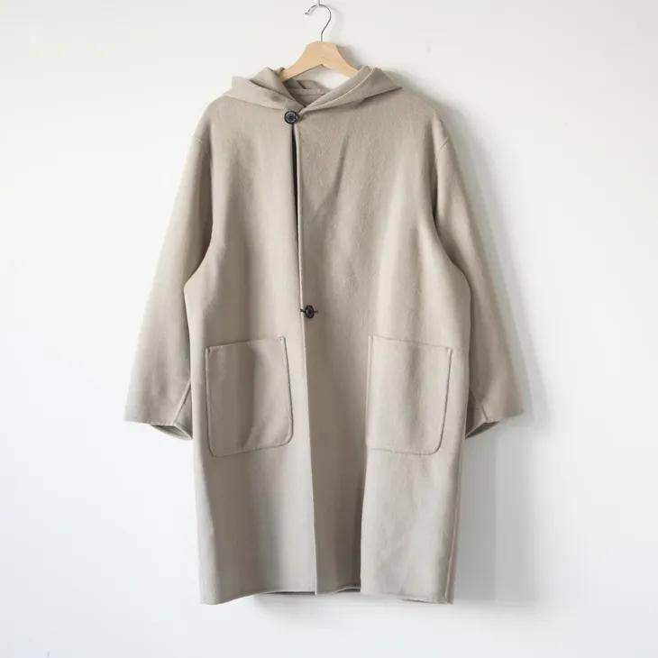 ORCIVAL（オーシバル） | REV HOODED COAT (beige) size 2 | ロング 