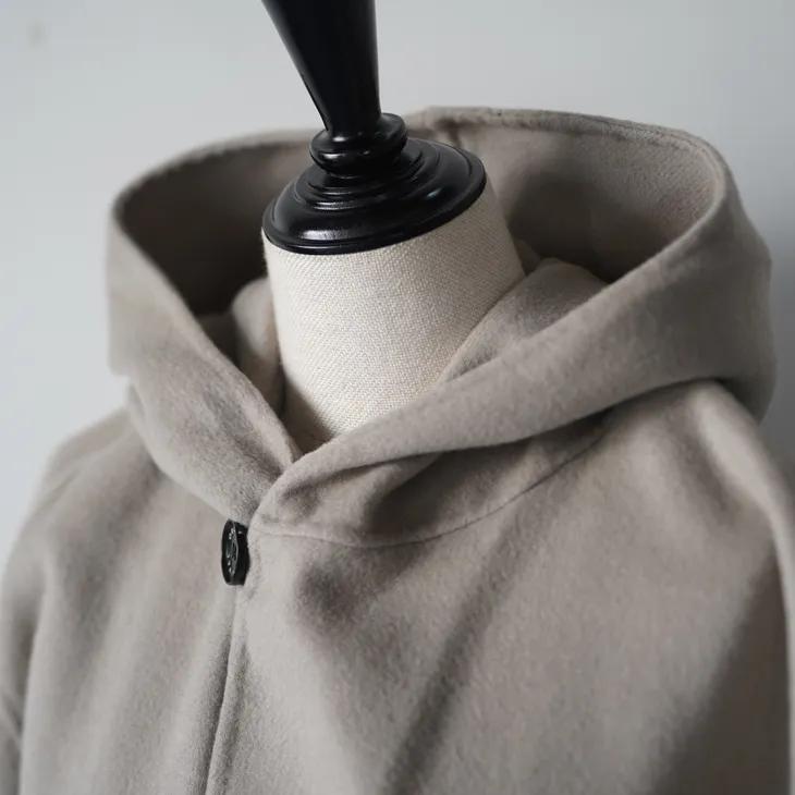 ORCIVAL（オーシバル） | REV HOODED COAT (beige) size 2 | ロング 