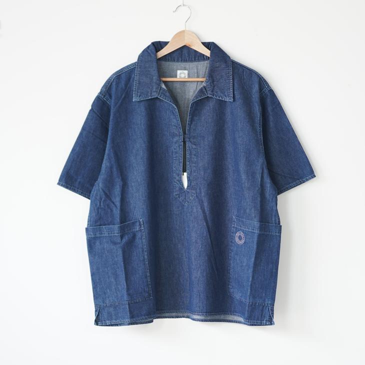 ORCIVAL | LDT SKIPPER SHORT SLEEVE SHIRT (indigo) size 4