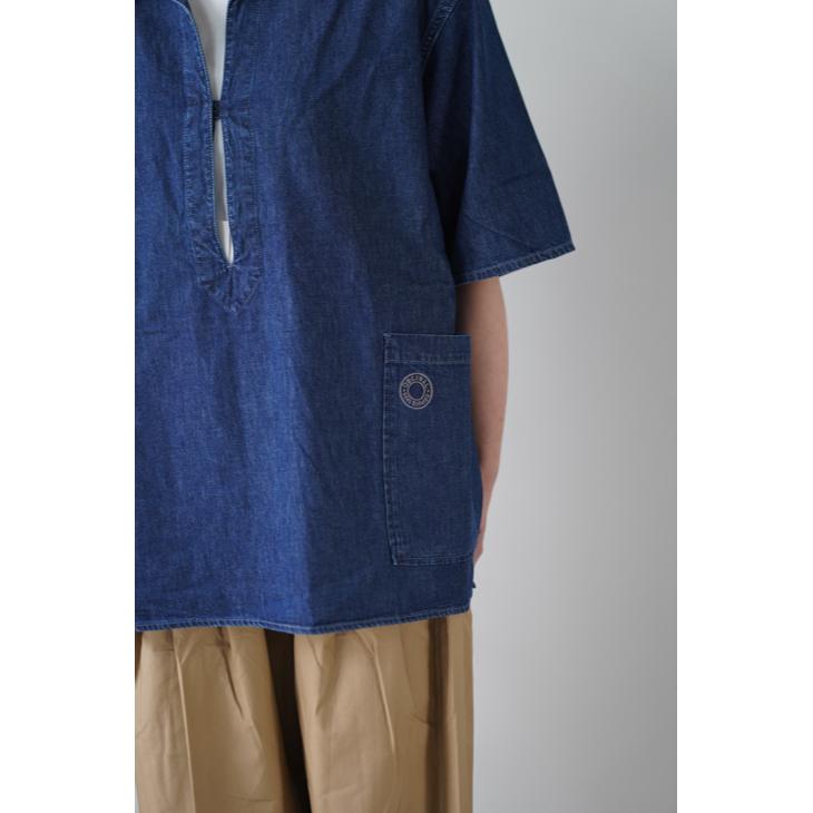ORCIVAL | LDT SKIPPER SHORT SLEEVE SHIRT (indigo) size 4