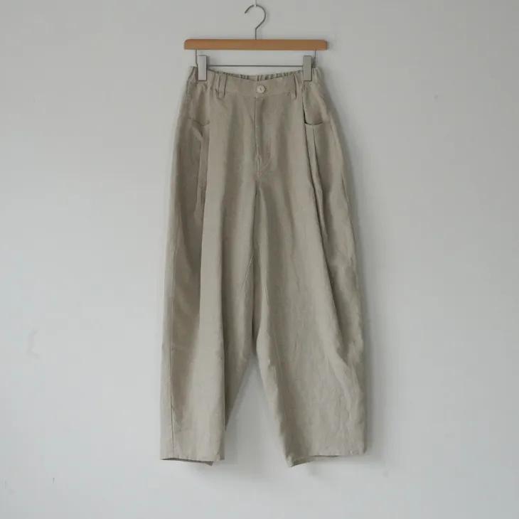 FACTORY (ファクトリー) | 26SS アイリッシュリネン オーバッタックパンツ (生成) size 2 | ボトムス 麻 春夏_2