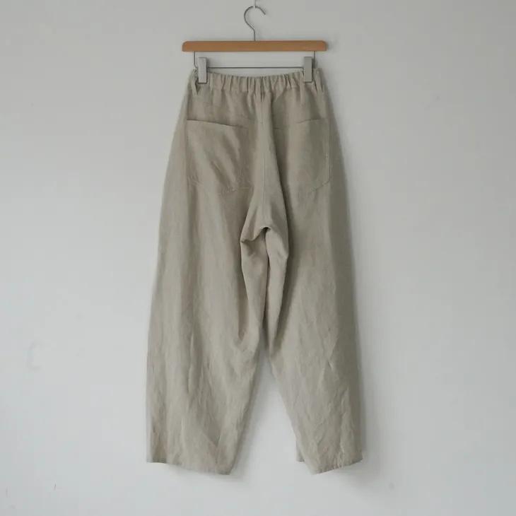 FACTORY (ファクトリー) | 26SS アイリッシュリネン オーバッタックパンツ (生成) size 2 | ボトムス 麻 春夏_3