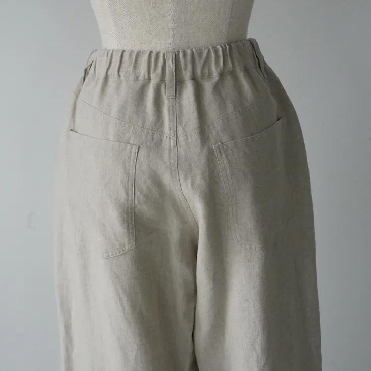 FACTORY (ファクトリー) | 26SS アイリッシュリネン オーバッタックパンツ (生成) size 2 | ボトムス 麻 春夏_5