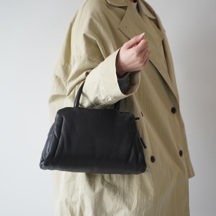 【SALE セール】POMTATA (ポンタタ) | FLUR boston (black / pastel purple) | トートバッグ ショルダーバック お洒落_1