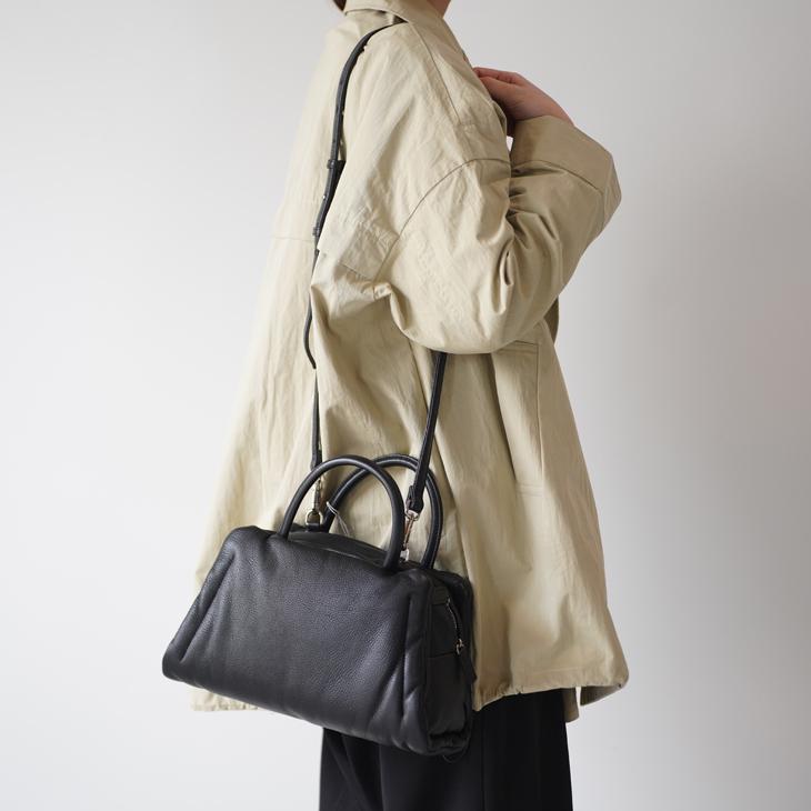 【SALE セール】POMTATA (ポンタタ) | FLUR boston (black / pastel purple) | トートバッグ ショルダーバック お洒落_2
