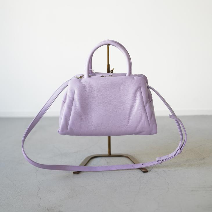【SALE セール】POMTATA (ポンタタ) | FLUR boston (black / pastel purple) | トートバッグ ショルダーバック お洒落_9
