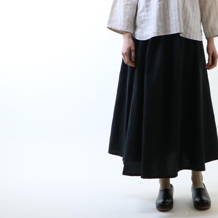 Magali アイリッシュリネン コットン イレギュラースカート Black ボトムス Pa 北欧雑貨と音楽 Hafen ハーフェン 通販 Yahoo ショッピング
