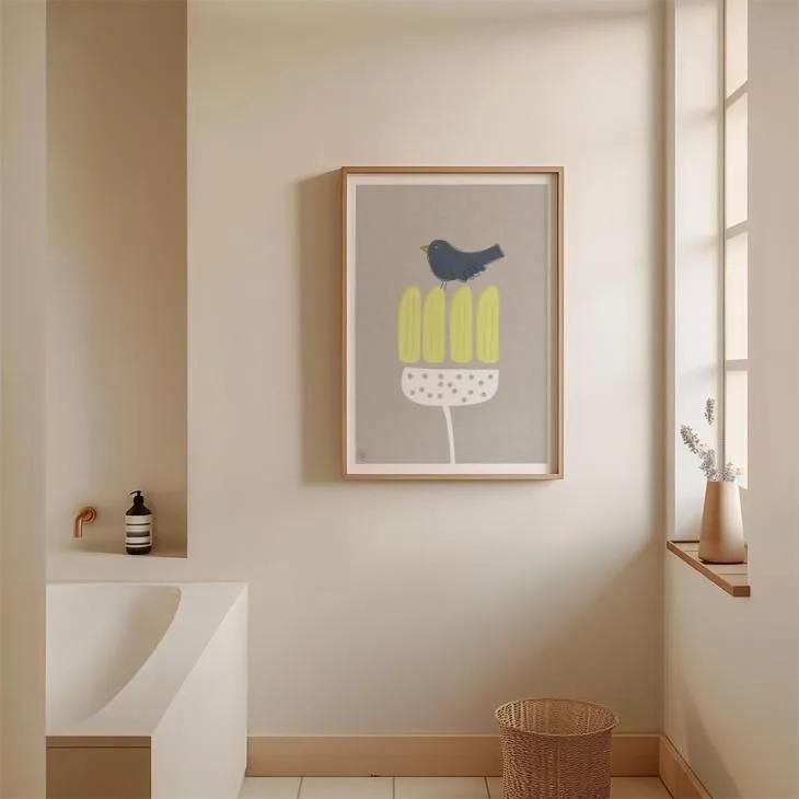 Lydia Wienberg | Solsort gul 50x70cm アートプリント/アートポスター