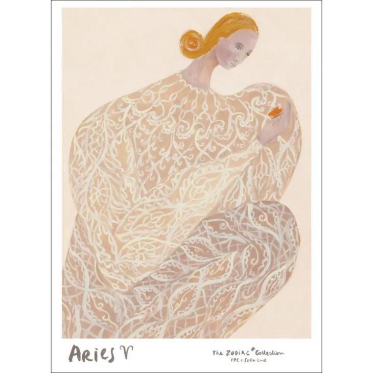 THE POSTER CLUB x SOFIA LIND | Aries 牡羊座 A5 アートポスター 北欧