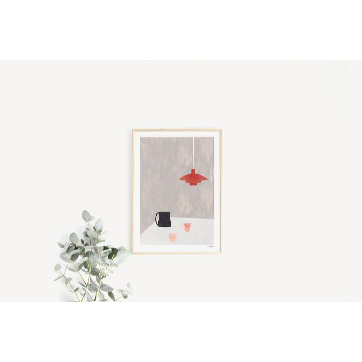 THE POSTER CLUB x Ana Frois | Orange Pendant 30x40cm アート