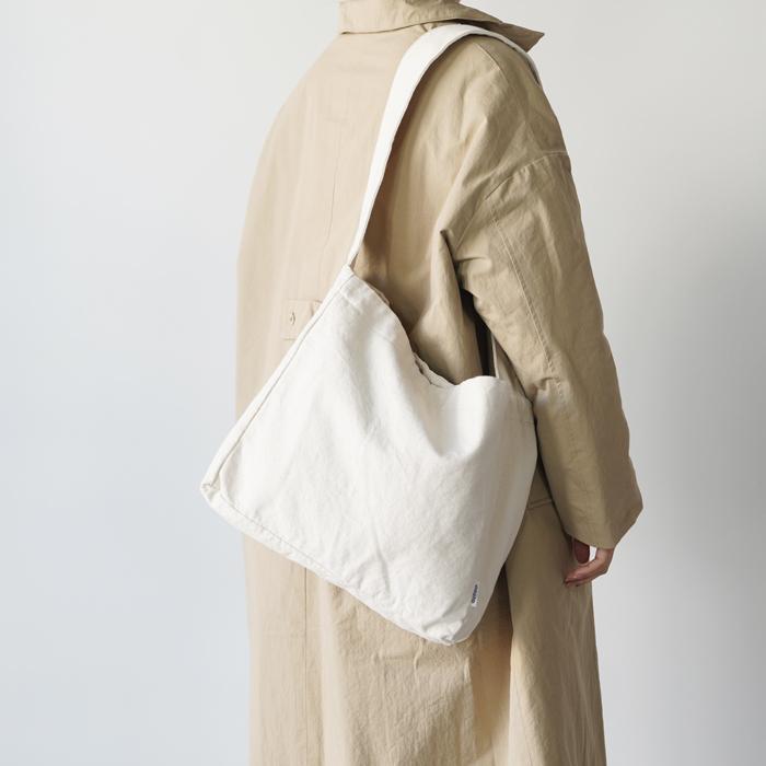 SALE セール】POUTO (ポウト) | CANVAS SHOULDER BAG (black / gray 