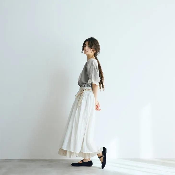 MAGALI（マガリ） | ポワンダルジャン・コットン・レイヤードスカート