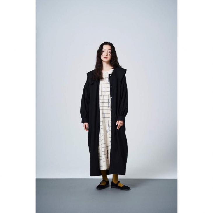 sneeuw (スニュウ) | メガフォンカラーワンピース (black) ワンピース