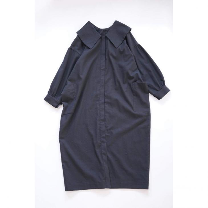 sneeuw (スニュウ) | メガフォンカラーワンピース (black) ワンピース 