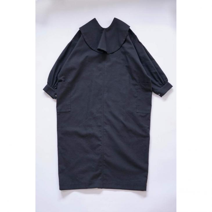 sneeuw (スニュウ) | メガフォンカラーワンピース (black) ワンピース 