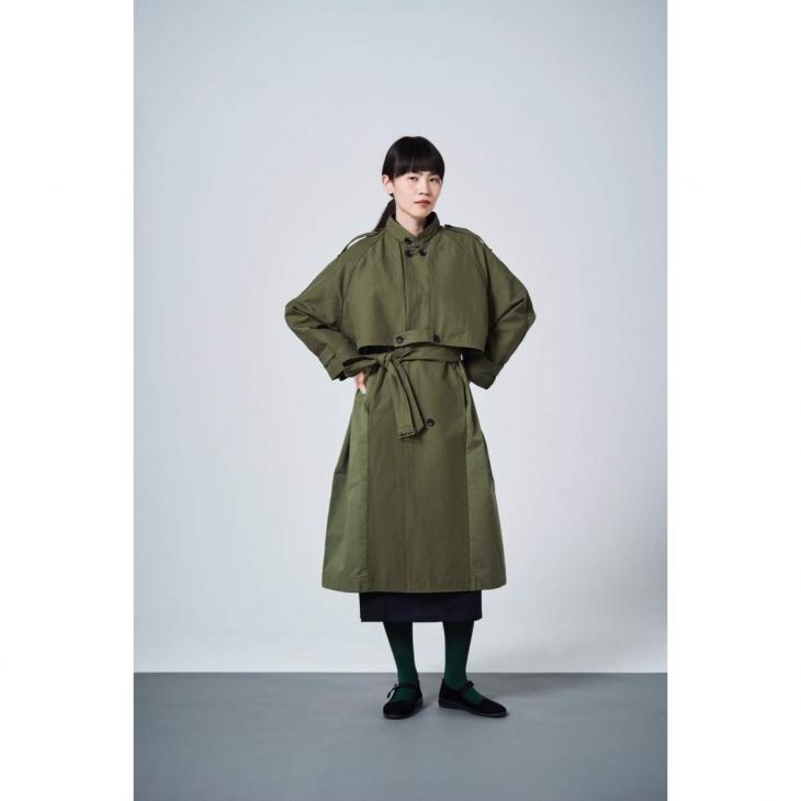 SALE セール】sneeuw (スニュウ) | トレンチコート (green) コート 