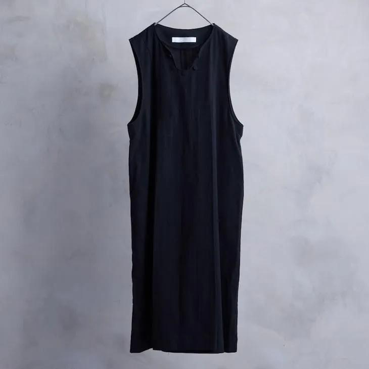 the last flower of the afternoon | 思惟と影 Rectangle dress (black) | ザラストフラワーオブジアフターヌーン