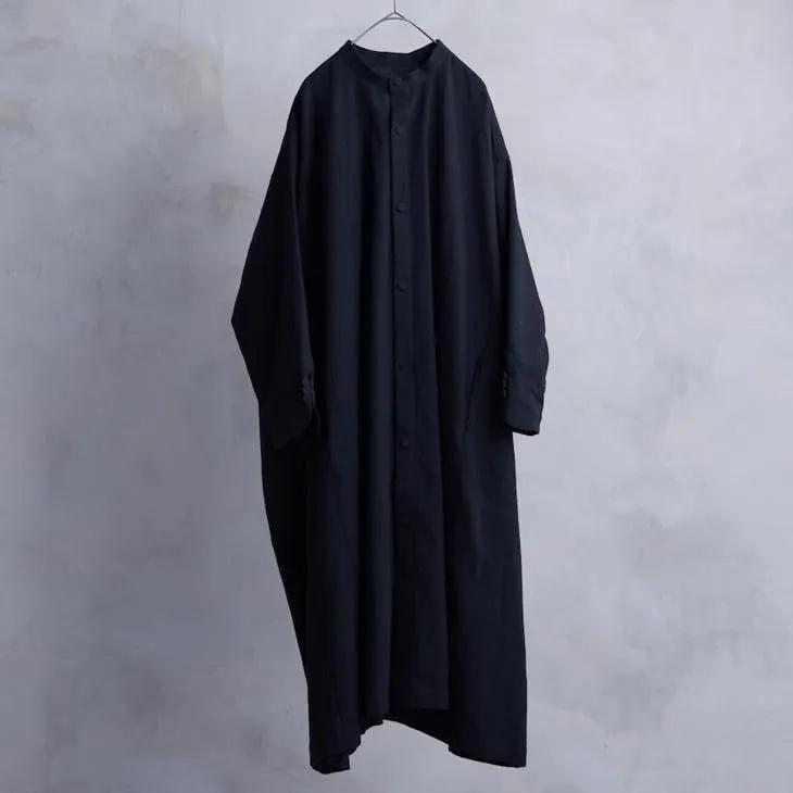 the last flower of the afternoon | 思惟と影 Rectangle dress (black) | ザラストフラワーオブジアフターヌーン