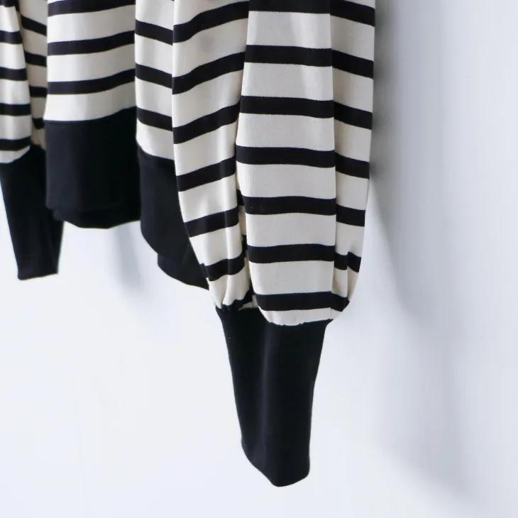 今季新品　MAGALI ハイゲージコットンバスクボーダーカットソー MAGALI ハイゲージコットンバスクボーダーカットソー アイボリー