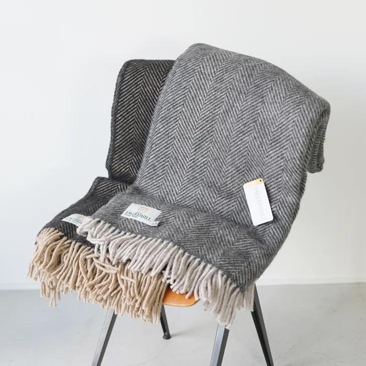 TWEED MILL（ツイードミル） | Herringbone Vintage Throw | スロー