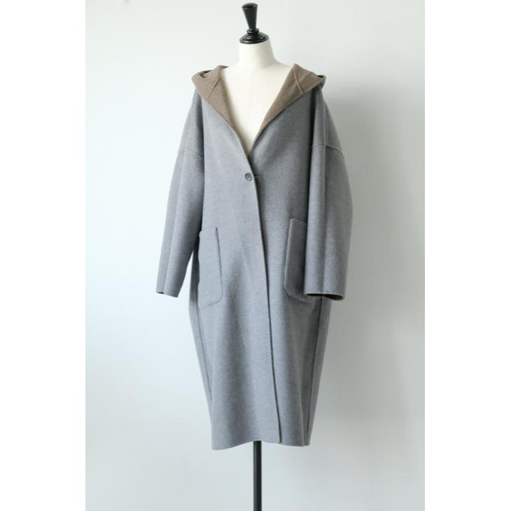 utiliteユティリテ　コート　新品未使用 utilite (ユティリテ) | リバーシブルフードコート (beige