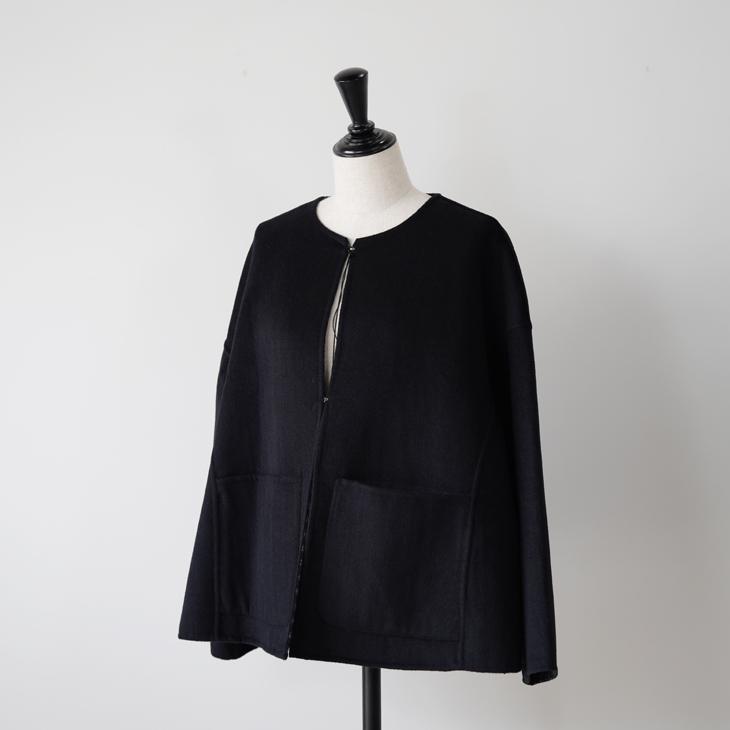 utilite (ユティリテ) | リバーシブル Aラインコート (black) アウター 
