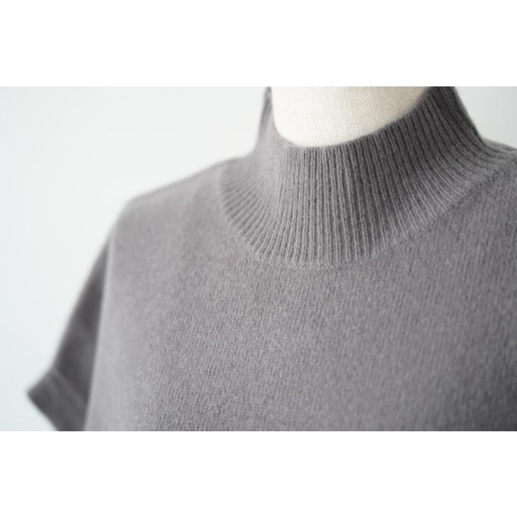 SALE セール】utilite (ユティリテ) | モックネックべスト (charcoal