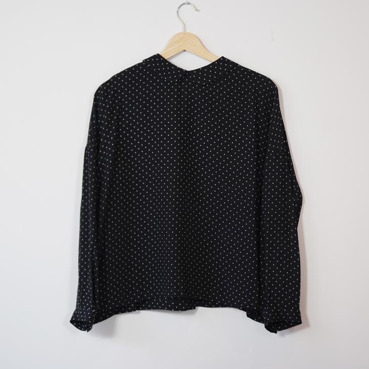utilite (ユティリテ) | 2WAYシャツブラウス (black) トップス
