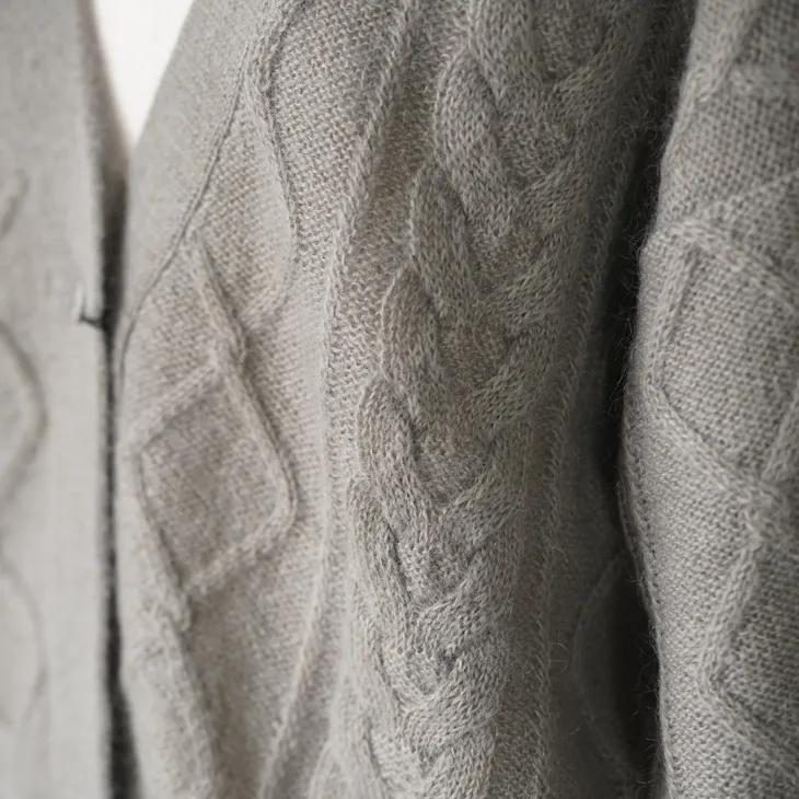 utilite (ユティリテ) | アランボレロカーディガン (カーキグレー