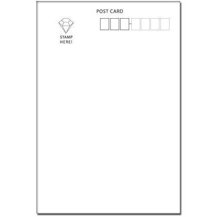 10枚 入籍 ハガキ 入籍 報告 葉書 通知 はがき NMST-19 : ハガキ