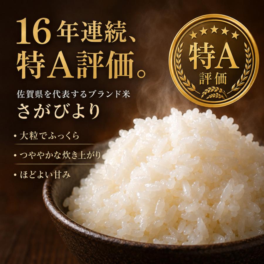 さがびより 米 10kg 白米 5kg×2袋 佐賀県産 令和7年産 16年連続特A評価
