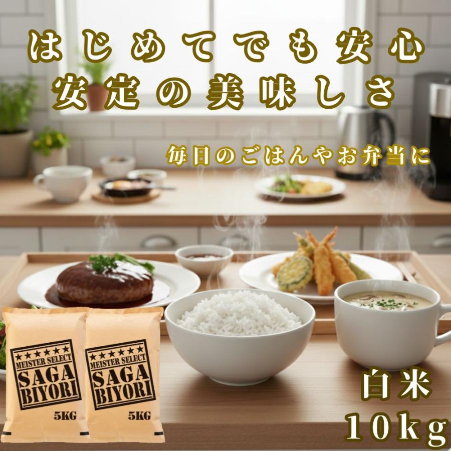 送料込み 精米済み 白米 20kg 6年度産 佐賀県産米 さがびより GW セール 米 10kg 白米 5kg×2袋 佐賀県産 令和7年産 10