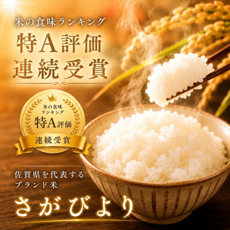 さがびより 無洗米 【真空パック】 2kg×2袋 令和7年産 佐賀県産 特A