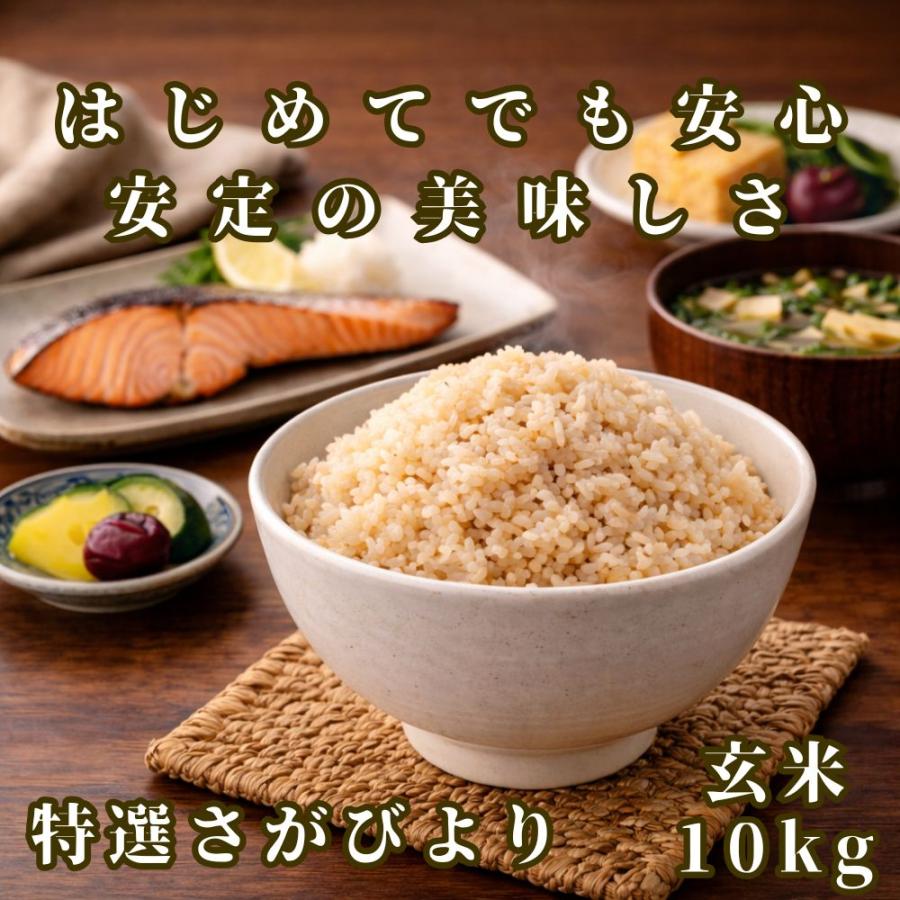 さがびより　玄米10キロ 令和7年度佐賀県産 さがびより セール 特選 玄米 10kg (5kg×2袋) 佐賀県産 令和7年産 特A